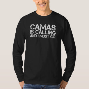 Camiseta Camas Wa Washington Viagem Urbana Divertida Casa R