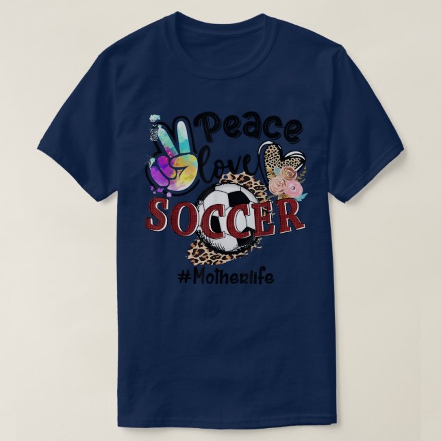 Camiseta Câmbio de Paz Mãe Vida Mãe Avó Leopardo  (Frente do Design)