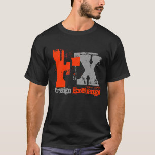 Camiseta CÂMBIO ESTRANGEIRO 4x. ÁCIDO HÁRICO FRONTAL E T