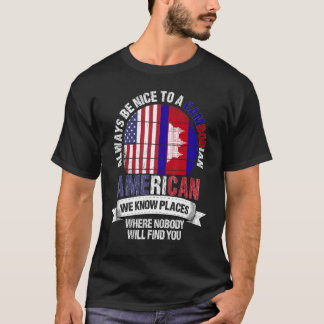 Camiseta Cambodja-Americana Conhecemos Lugares Onde Camboja