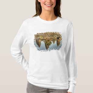 Camiseta Camboja, Angkor Wat. Reflexo do templo