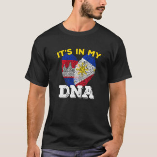 Camiseta Camboja Khmer Camboja Bandeira Filipinas