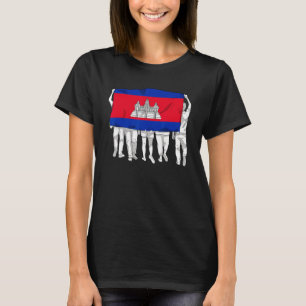 Camiseta Camboja: Khmer Group Orud Flag Day Temp