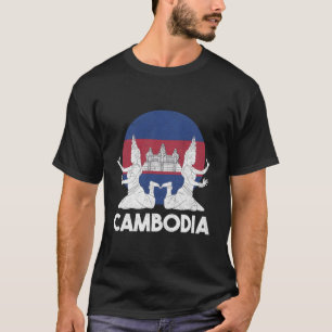 Camiseta Camboja Khmer Tradicional Dança Apsara
