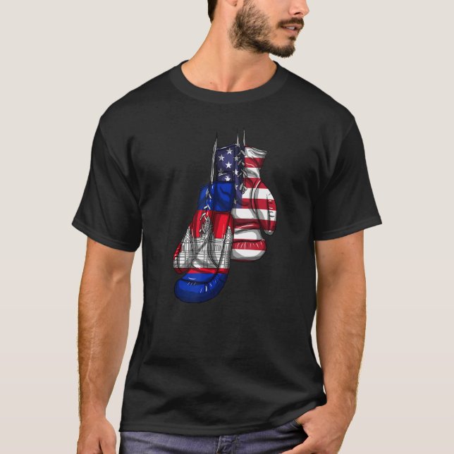 Camiseta Camboja: Orgulho Americano Khmer Fl (Frente)