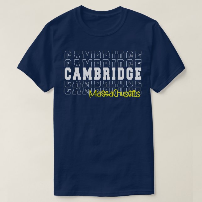 Camiseta Cambridge City Massachusetts MÃES Cambridge (Frente do Design)