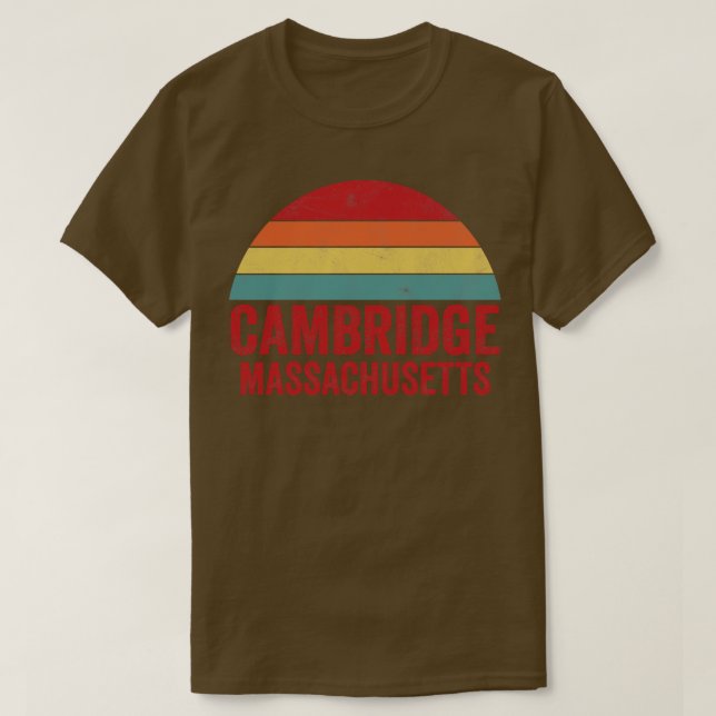 Camiseta Cambridge Massachusetts (Frente do Design)
