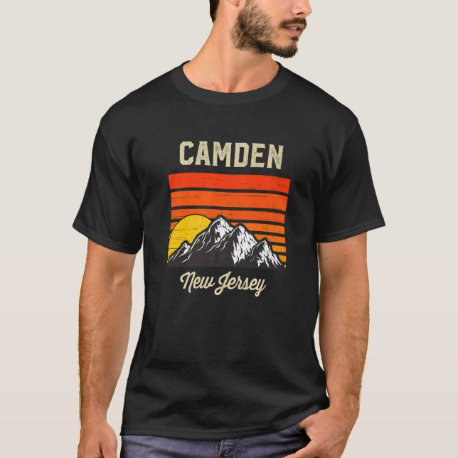 Camiseta Camden New Jersey Hometown City State Usa (Frente)