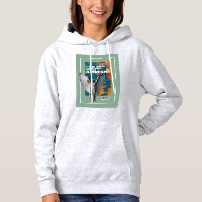 Camiseta Came Back as a Shadow Poetic Quote hoodie (Frente)