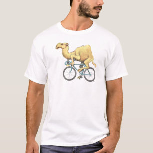 Camiseta Camel Andando uma Bicicleta
