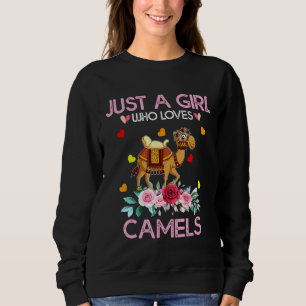 Camiseta Camel Animal Women É Apenas Uma Menina Que Ama Cam