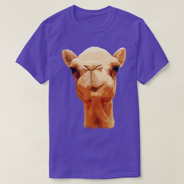 Camiseta Camel Art For Men Women Crianças Desert Animal Cam (Frente do Design)