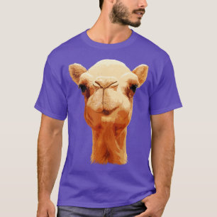 Camiseta Camel Art For Men Women Crianças Desert Animal Cam