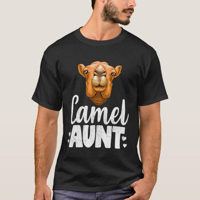 Camiseta Camel Aunt Desert Animal (Frente)
