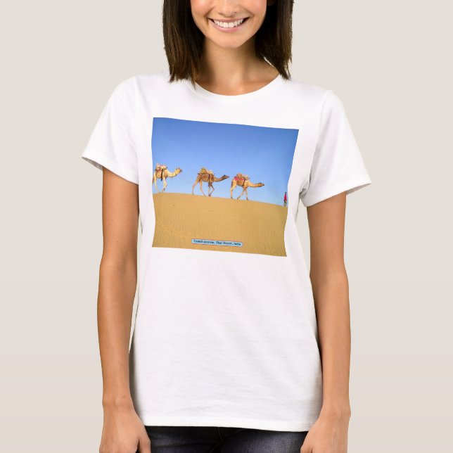 Camiseta Camel caravan, Thar Desert, Índia (Frente)