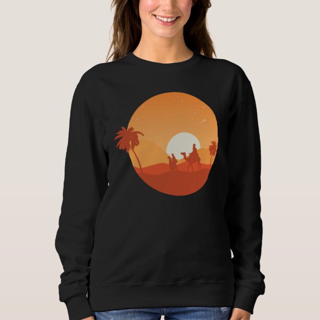 Camiseta Camel Desert Sunset  Oasis Morocco (Frente)