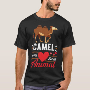 Camiseta Camel é o meu espírito animal apaixonado, o meu fi