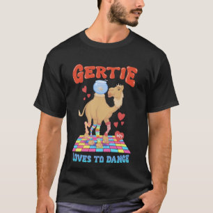 Camiseta Camel Gertie ama dançar