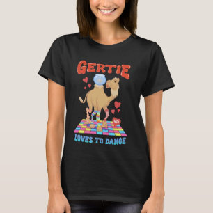 Camiseta Camel Gertie ama dançar