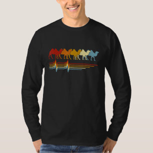 Camiseta Camel Heartbea Retro Vintage Animal