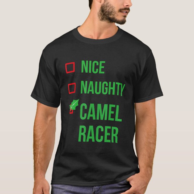 Camiseta Camel Racer Pajama Natal (Frente)