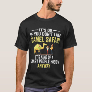 Camiseta Camel Safari Camel, Pessoas inteligente