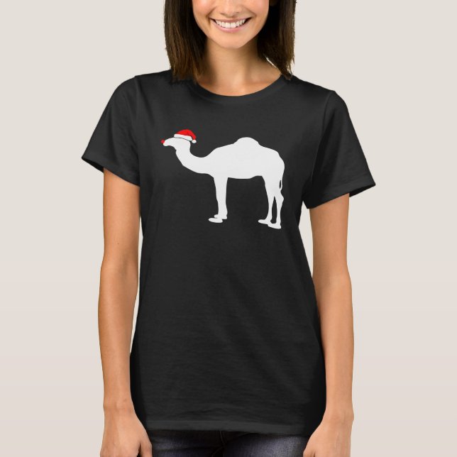 Camiseta Camel Santa Hat Natal (Frente)