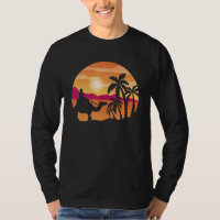 Camel Sunset Palm Tree Traveler Arabian Camel Ani