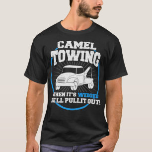 Camiseta Camel Trazendo Engraçado Rude Humor Adulto