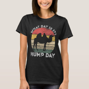Camiseta Camel Vintage Retro What Day Is It Hump Day Camel