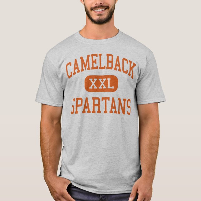 Camiseta Camelback - Spartans - alto - arizona de Phoenix (Frente)