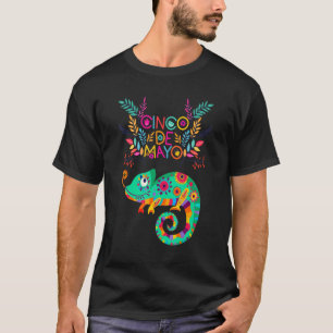 Camiseta Cameleon Animal Cinco De Mayo 2022 Fiesta Tee