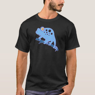 Camiseta Cameleon Motif Animal Exótico