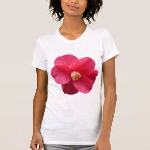 Camiseta Camélia cor-de-rosa