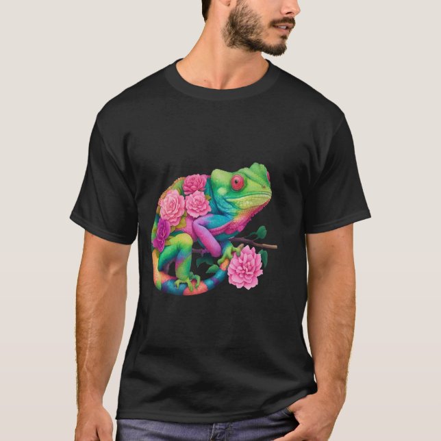 Camiseta Camellia Chameleon (Frente)