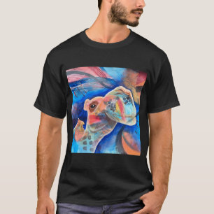 Camiseta Camelo Abstrato Colorido