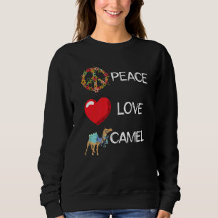Camiseta Camelo Amor Paz Camelo Camelo Vestido Deserto Ani