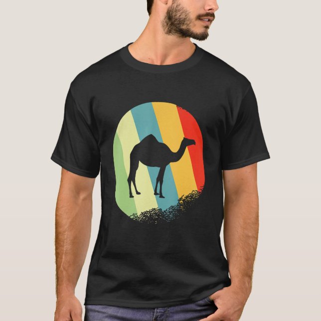 Camiseta Camelo Animal Redondo Com Cores Retrovisores (Frente)