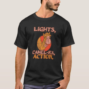 Camiseta Camelo de ação "Camelo de ação" "Humps" Desert Ani