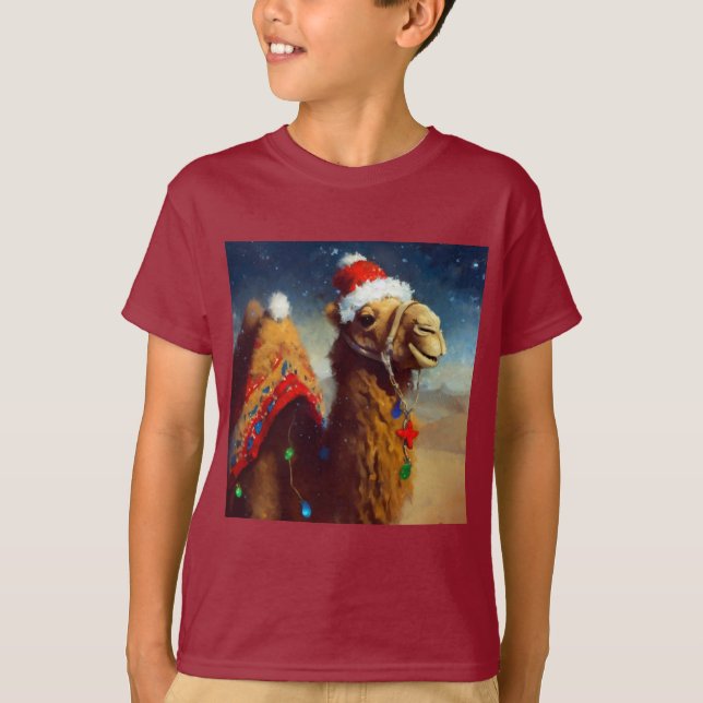Camiseta Camelo de Natal 3 (Frente)