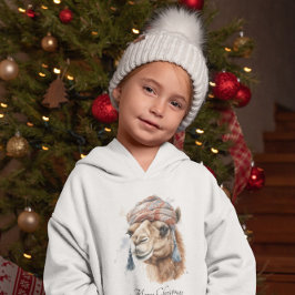 Camiseta Camelo de Natal, personalizável