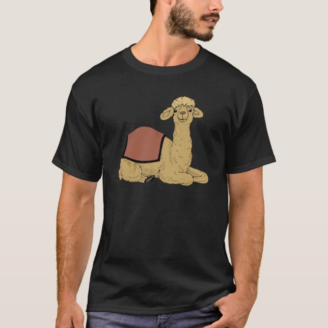 Camiseta Camelo dromedário camel dromedary (Frente)