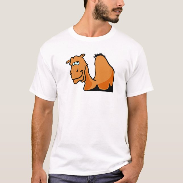 Camiseta Camelo feliz pateta do bobo - Personalizado (Frente)