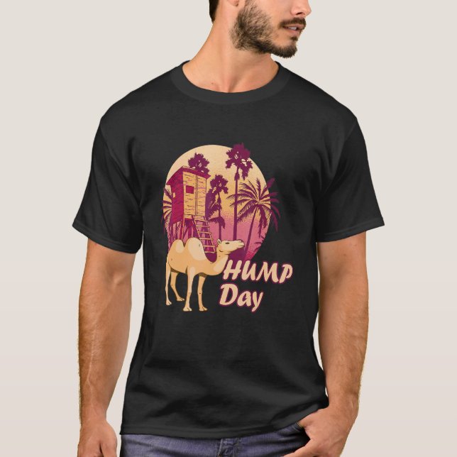 Camiseta Camelo Hump Day Camel Camel Nipa Hut Camel (Frente)