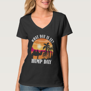 Camiseta Camelo Hump Day Camel Sunset Palm Tree Hump Day