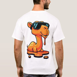 Camiseta Camelo Legal com Óculos de Sol Engraçado Derrete