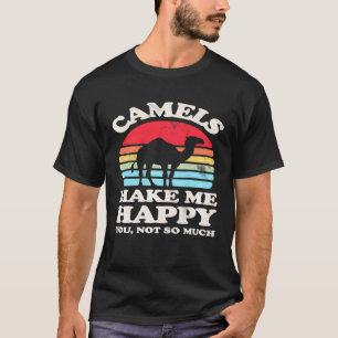 Camiseta Camelos Me Fazem Feliz Você Não Tanto Camel Vintag