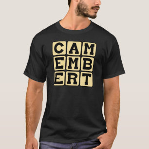 Camiseta Camembert, queijo suave