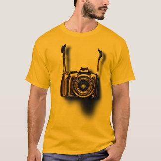 Camiseta câmera 2 da foto
