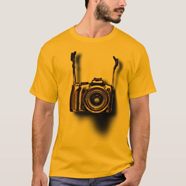 Camiseta câmera 2 da foto (Frente)